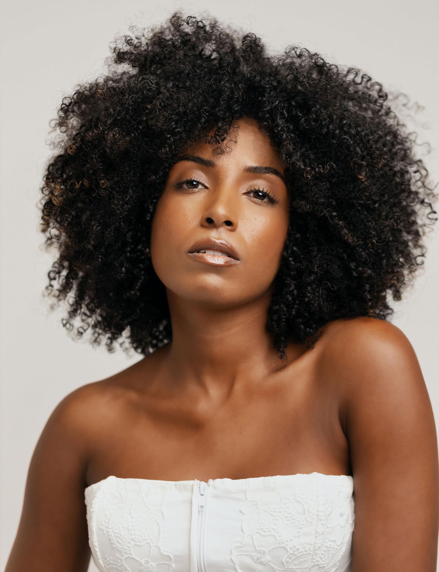 Brown Girl Curly Hair Afro