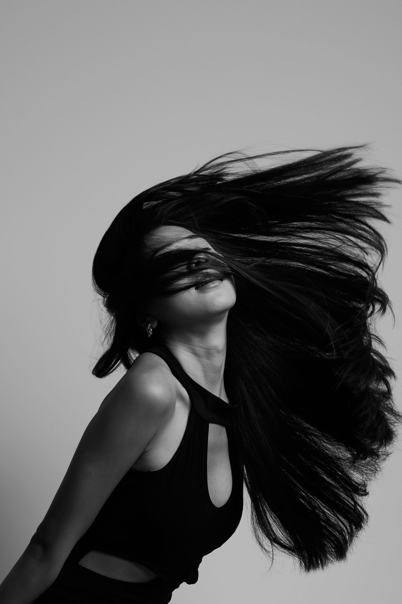 Long Black Hair Style